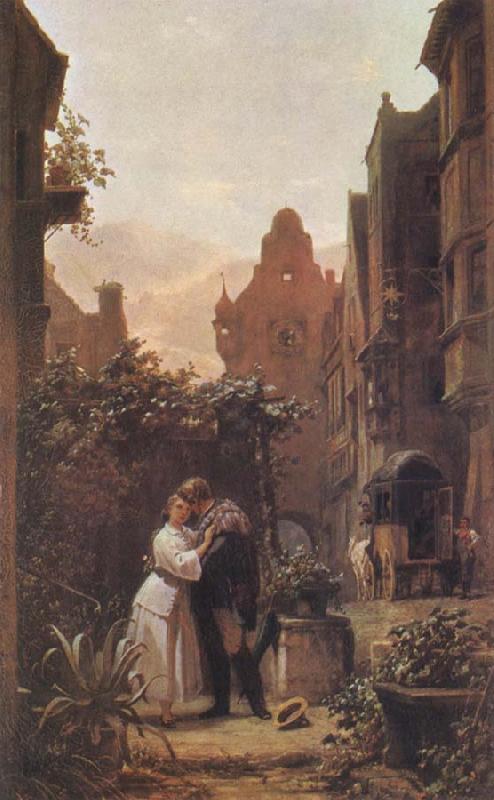 Carl Spitzweg The Farewell